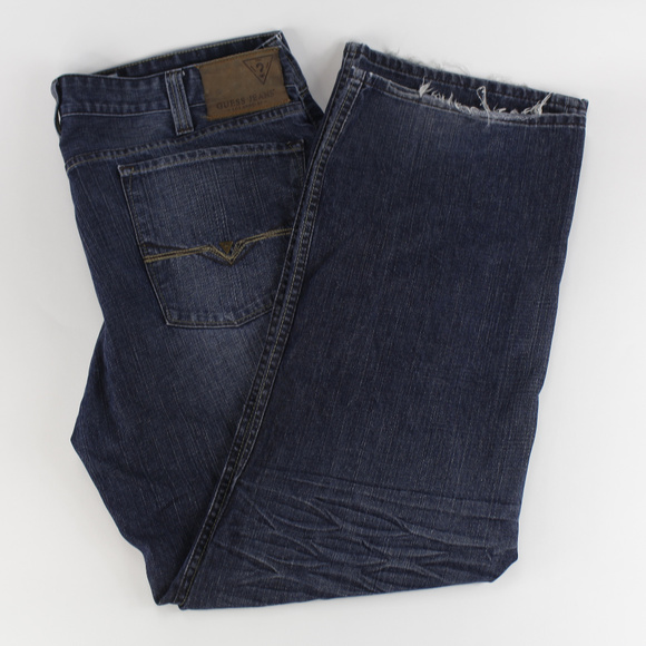 Guess Mens Jeans 40x32 Desmond Denim Relaxed Fit - Picture 1 of 8